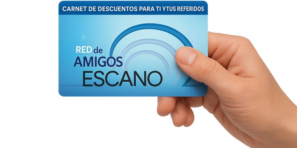 Carnet Red de Amigos | ESCANO | Líderes en ayudas diagnósticas